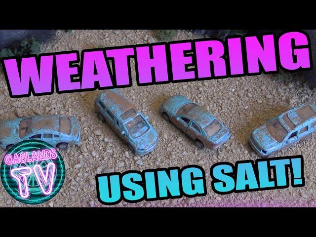 How to Weather Model Cars Using Salt Method - Gaslands TV