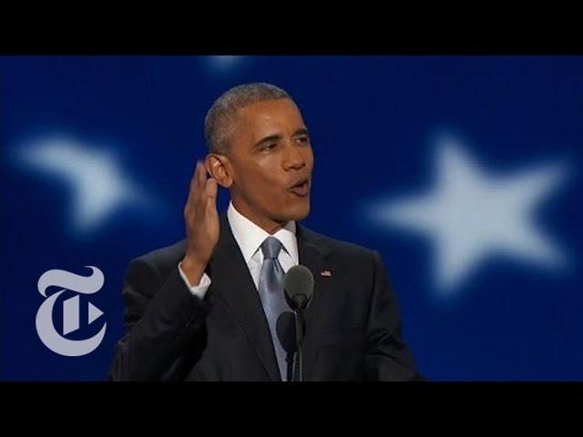 President Obama Hails Hillary Clinton as Political Heir | The New York Times