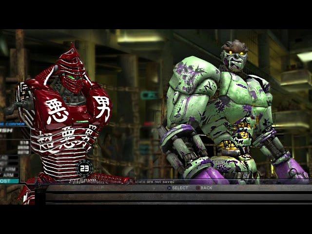 REAL STEEL- IN FIGHT WITHOUT HANDS (Green AMBUSH vs Red NOISY BOY) XBOX360/PS3