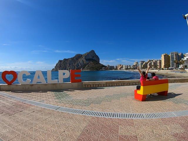 La Fossa Beach #calpe walking tour - April 2024