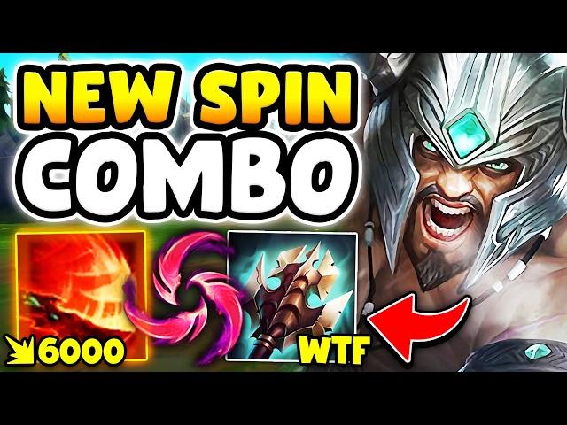 I DISCOVERED A NEW TRYNDAMERE SPIN MECHANIC! (INSTANT 6000 DAMAGE WTF?)