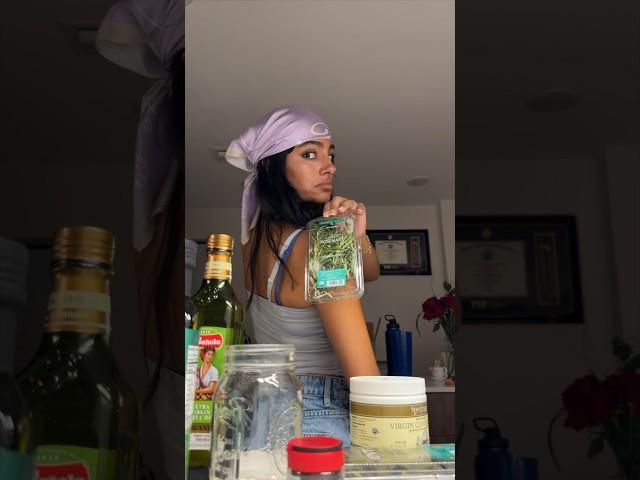 Making my own Rosemary HAIR OIL?!?!