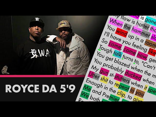 Royce da 5'9 - Boom prod. DJ PREMIER - Lyrics, Rhymes Highlighted (227)