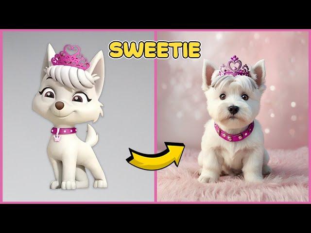 PAW PATROL Animation Movie Characters As IN REAL LIFE | Skye, Chase, Zuma 