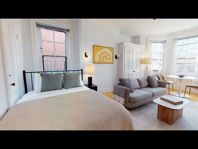 Boston Apartment Tour | Furnished Studio Apartment in Back Bay, Boston