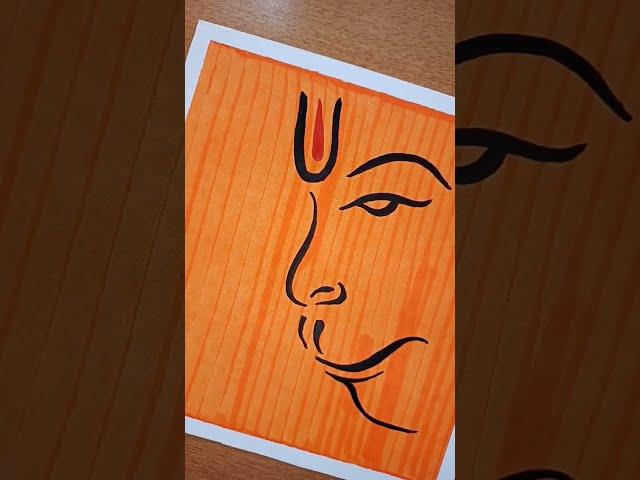 Hanuman ji Drawing, Jay Shree Ram #shorts #drawing  #viral