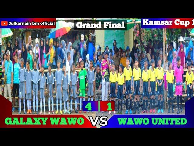 Grand Final sepak bola mini U12 !! GALAXY A WAWO VS WAWO UNITED || Kamsar Cup I 2023