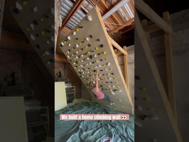 Converting an old barn to a home climbing wall 