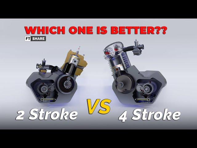 4 Strokes Vs 2 Stroke Engine - WHICH ONE IS BETTER???