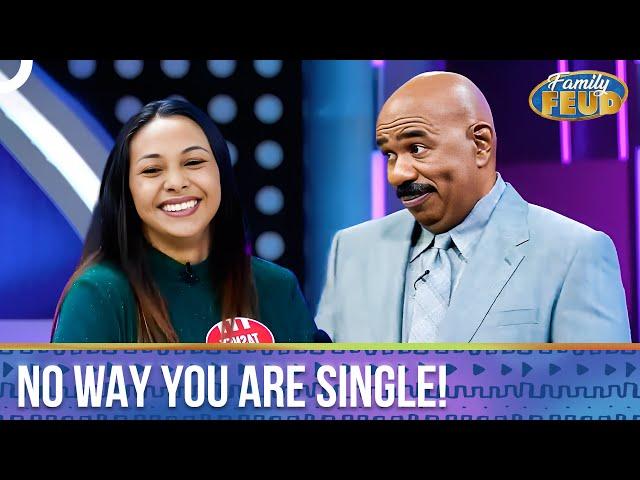 One of the FUNNIEST: The Abrahams! | Family Feud