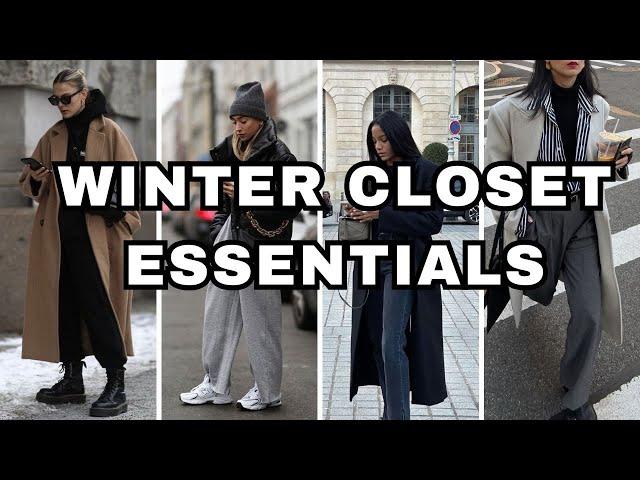 10 WINTER  WARDROBE ESSENTIALS YOU NEED FOR A STYLISH & WARM SEASON!!