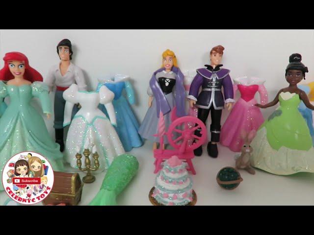 Huge Polly Pocket Disney Princess Deluxe Fashion Sets