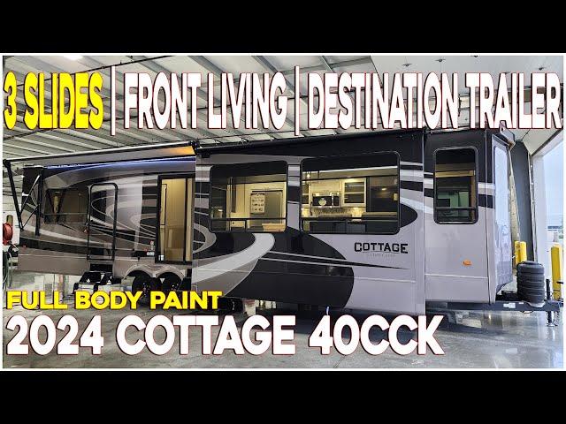 Luxury Destination Trailer 2024 Cottage 40CCK by Forestriver RVs at Couchs RV Nation a RV Wholesaler