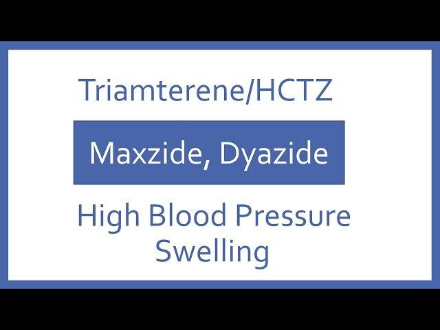 Triamterene HCTZ Pronunciation - Generic Name, Brand Name, Indication (Top 200 Drugs) PTCB PTCE Test