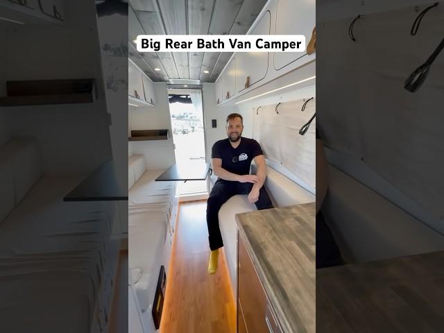 This Custom Van Build Has a Big Rear Bathroom!