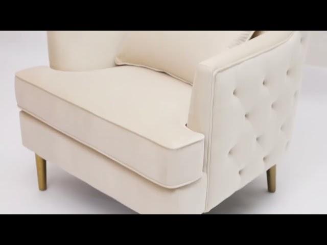 Alina Tall Tufted Back Chair by Inspire Me! Home Decor from TOV Furniture