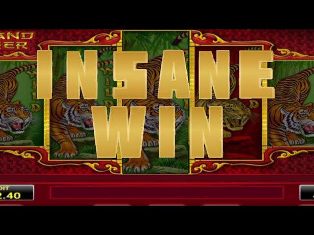 GRAND TIGER CASINO INSANE WIN  MAX BONUS / *80 BONUSSPINS الرحمة لا للكازينو