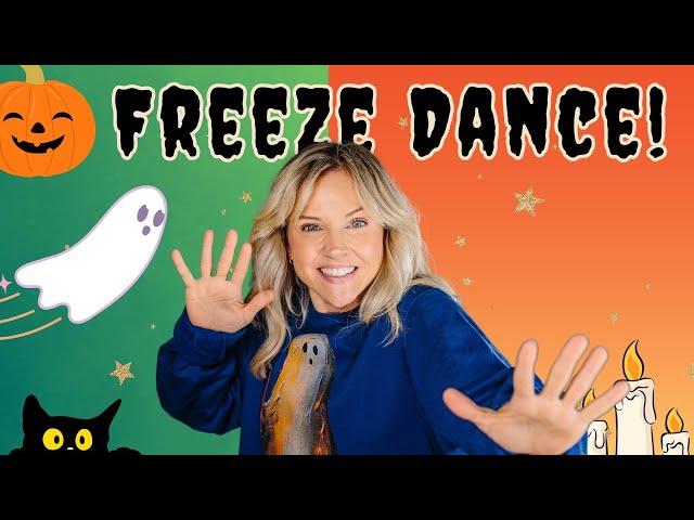 Halloween FREEZE Dance! I It's CeCe! Brain Break for Baby & Toddler  I Teacher Approved