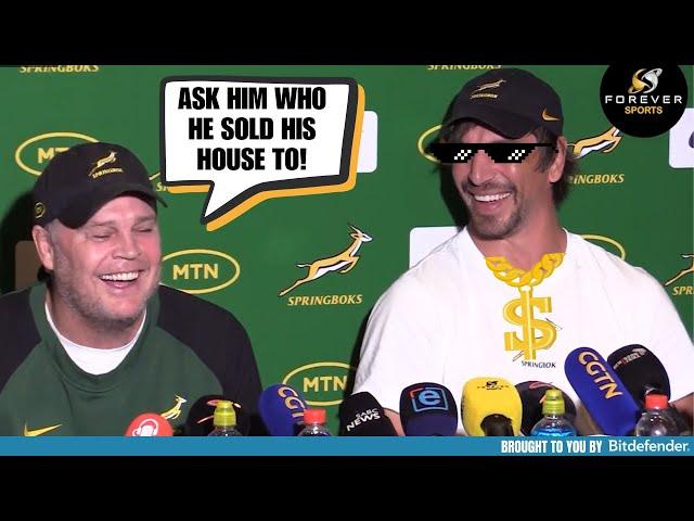 "That's why they get paid so much" | Springboks Press Conference