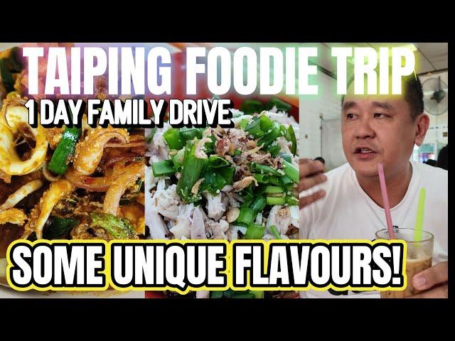 Penang to Taiping Day Trip Food Adventure! From 家家粿条 to 8腾美食城! Koay teow, goreng pisang, seafood!