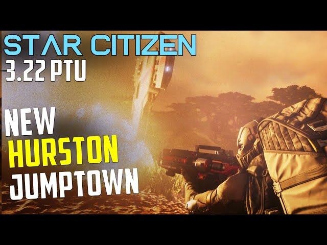 Literal poisonous air at NEW Hurston JUMPTOWN - Star Citizen 3.22 EPTU Gameplay