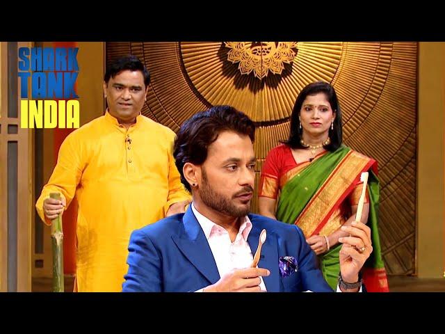 यह Couple लाए Anupam के लिए World's Softest Brush | Shark Tank India S1 | Couple Entrepreneurs