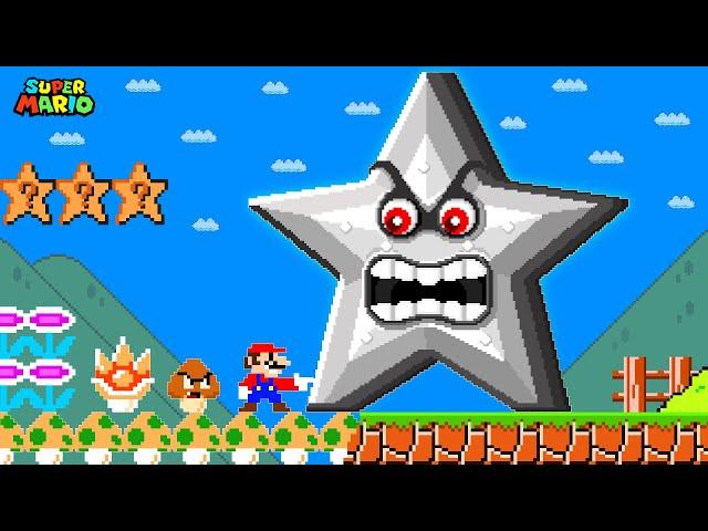 Super Mario Bros. But Everything Mario Touches Turns To Item Power-UP