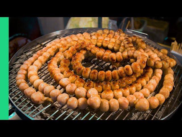 LEGENDARY Day to Night THAI STREET FOOD Tour in Chiang Mai! | The Cowboy Lady + Noodle Ninja