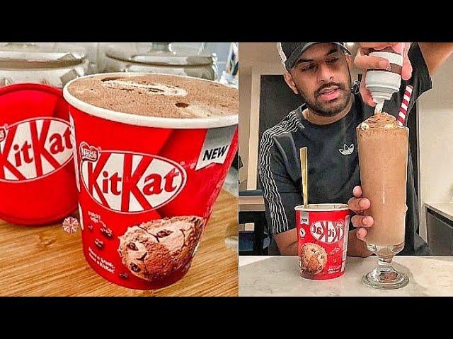 How To Make KitKat Ice Cream Milkshake | KITKAT Recipe