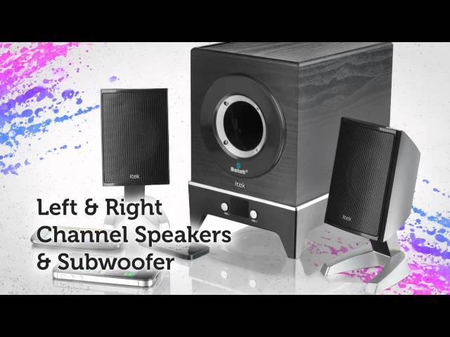 iTek Bluetooth Multimedia 2.1 Speaker System -  I58012