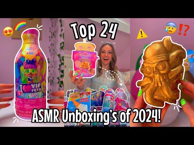 MY TOP 24 *BEST* ASMR MYSTERY UNBOXING VIDEOS OF 2024! *THE ULTIMATE COMPILATION*| Rhia Official