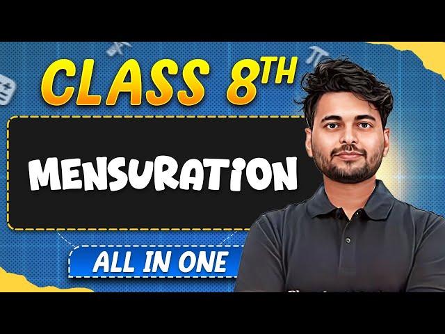 Mensuration in 1 Shot | Maths | All in One | Class 8th Complete Revision 