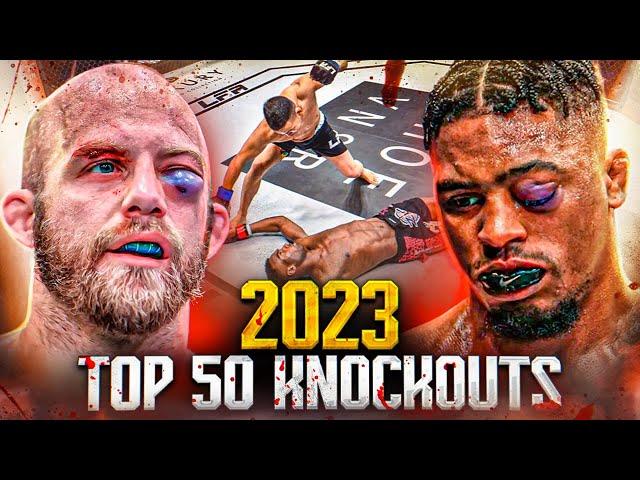 Top 50 Most Brutal Knockouts Of 2023 | MMA Knockouts