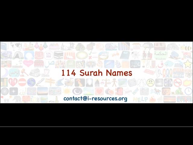 114 Surah Names