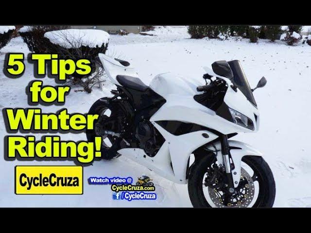 5 TIPS For WINTER Motorcycle Riding (For REAL Riders) | MotoVlog