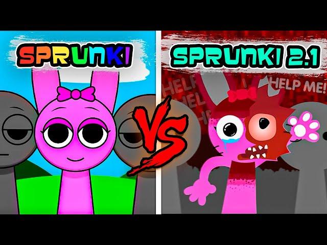 Incredibox Sprunki VS Sprunki 2.1 and HORROR MODs🫣️