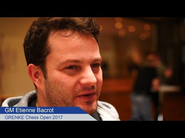 GM Etienne Bacrot | Interview after round 2 of the GRENKE Chess Open 2017