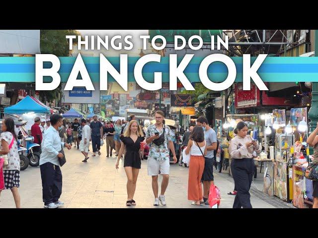 Best Things To Do in Bangkok Thailand 4K