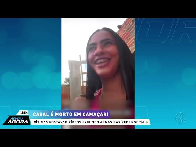 Casal é morto em Camaçari: vítimas postavam vídeos exibindo armas na redes sociais