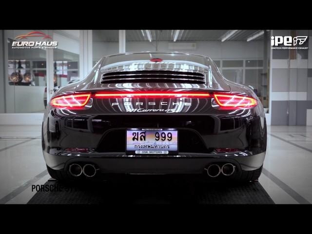 PORSCHE 911 CARRERA 4S w/ IPE F1 full exhaust system