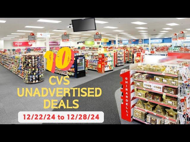 CVS unadvertised deals 12/22-12/28/24 | 10 unadvertised deals