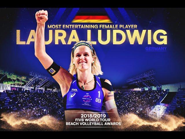 Laura Ludwig - Most Entertaining Player | FIVB World Tour Beach Volleyball Awards 2018/19