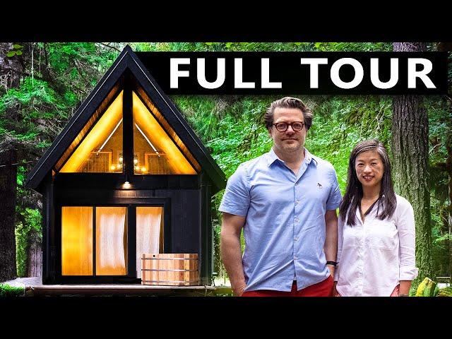 MODERN 400sqft PREFAB KIT TINY HOME (Full Tour) DEN Outdoors DIY Build