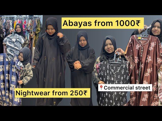 Dubai abayas & nightwear in Plazzo mall Commercial Street Bangalore