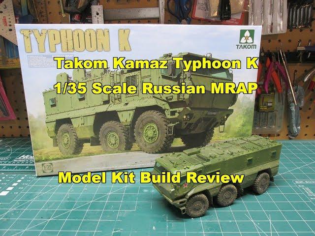 Takom 1/35 Kamaz Typhoon K Russian MRAP Model Kit Build Review 2082