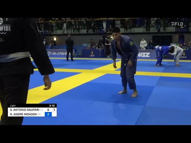2023 European Jiu-Jitsu IBJJF Championship - White belt second fight