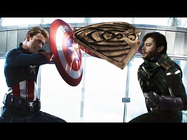 Captain America fights Soldier boy