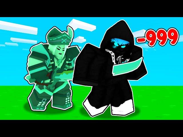 I secretly used HANNAH KIT and did 999 damage in Roblox Bedwars..