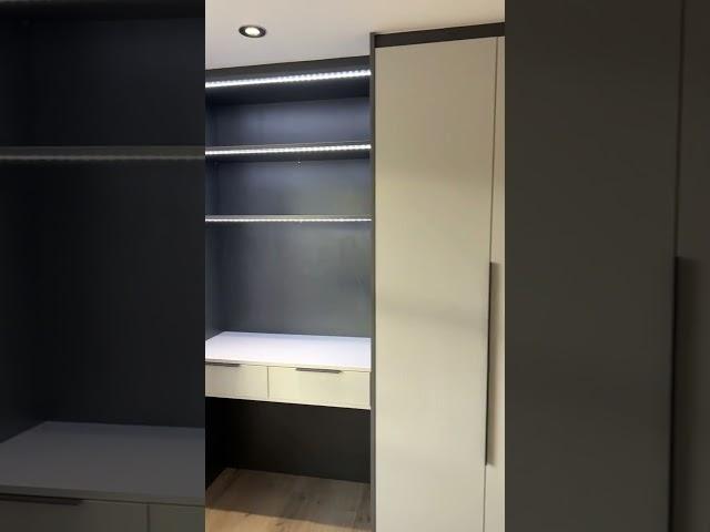 Fitted wardrobes with study table