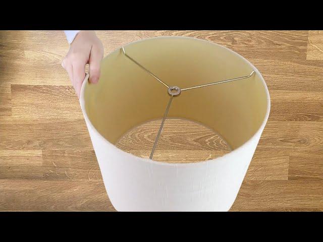 Got an old lampshade lying around? This is BRILLIANT!